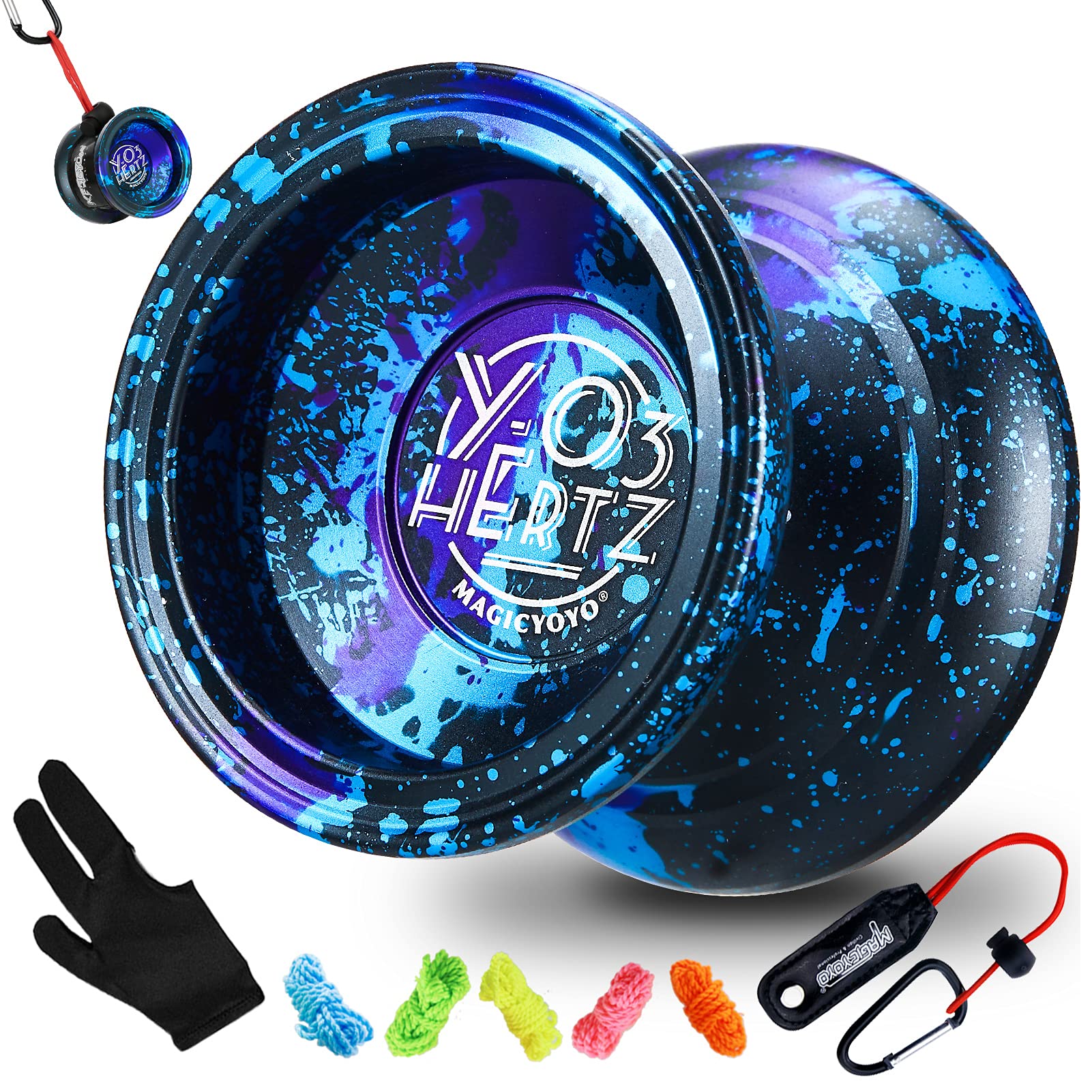 Yo-yo With Responsive Bearing Zeekio Spin Cycle Yo-Yo Bundle